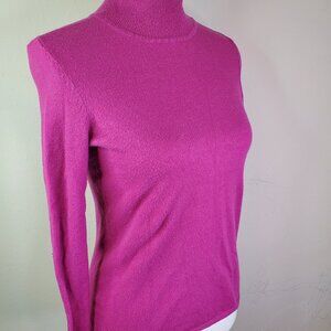 Maison Jules Juniors Pink Raspberry Mockneck Sweater XS
